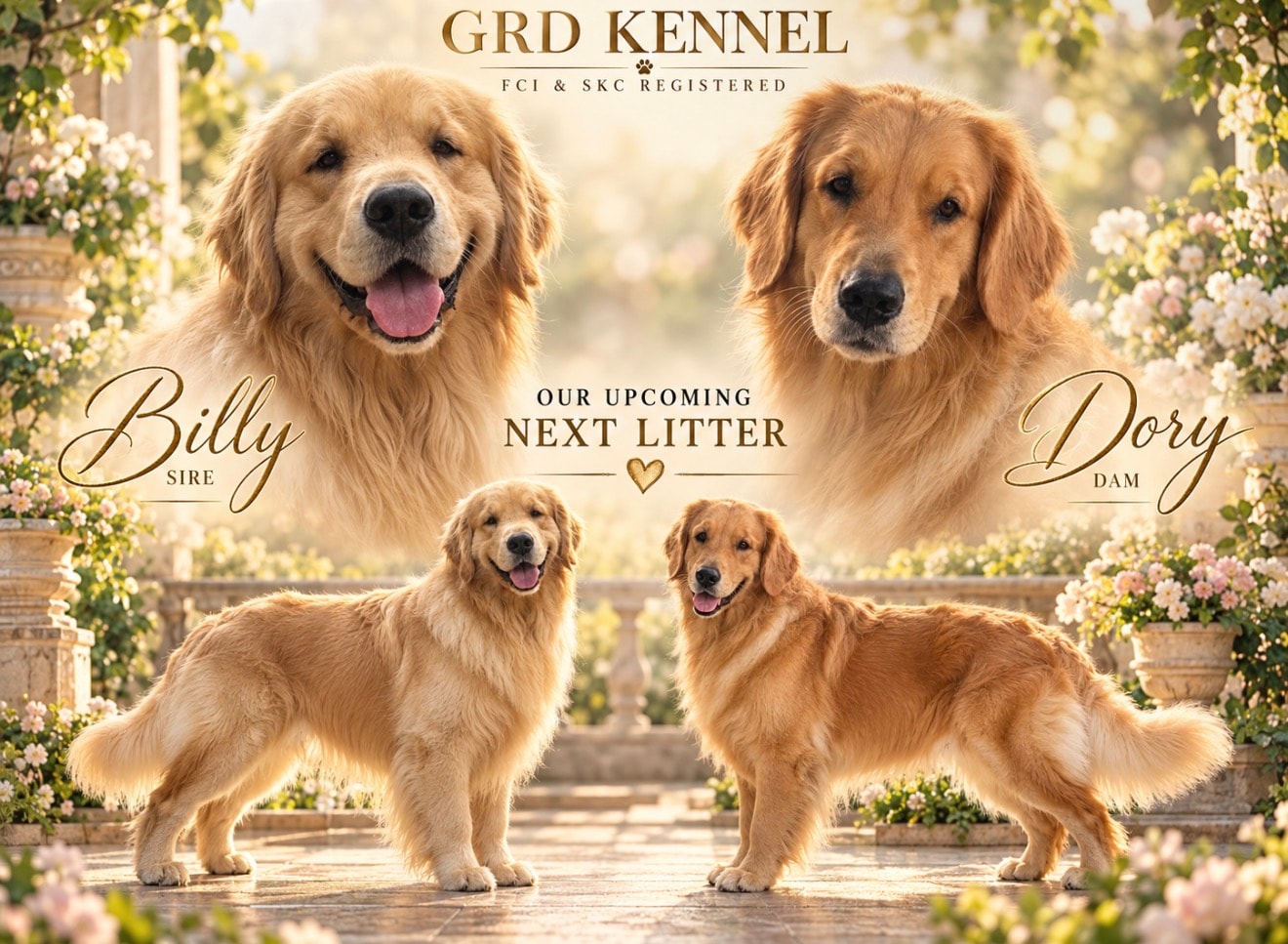 Litter of BILLY AND DORY 1